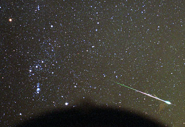 Leonid meteor storm